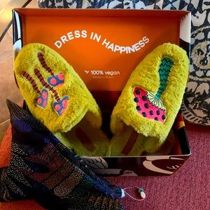 FARM Rio Mushroom Furry Slippers